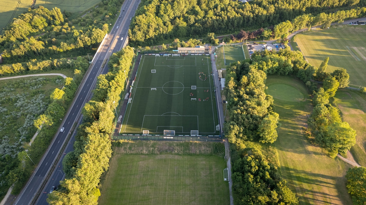 a train on the railway tracks