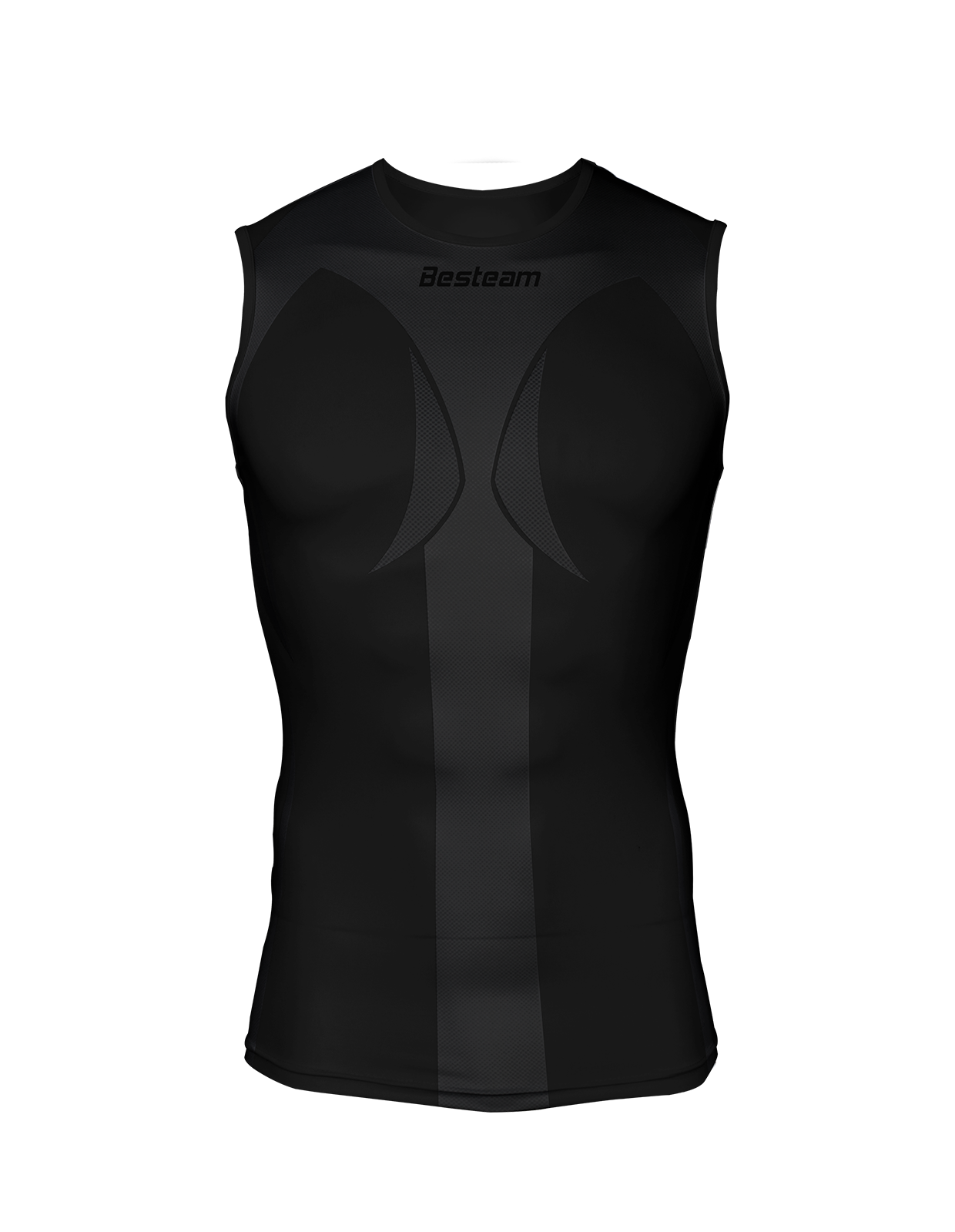 Mens Compression Vest | Black