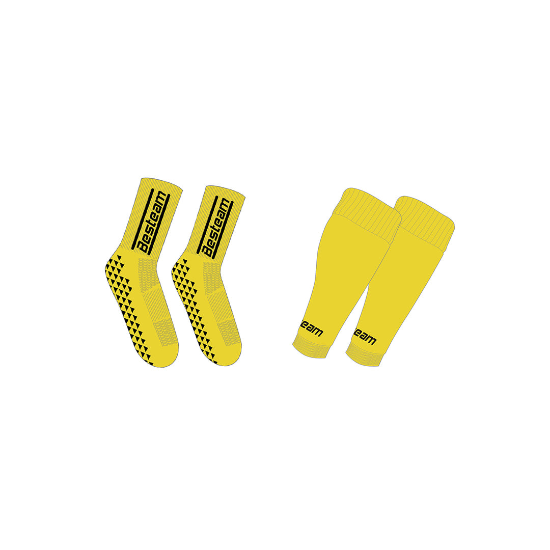 Grip Sock and Cut-off Sock Yellow