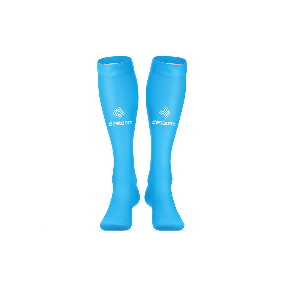 Sky blue soccer socks discount
