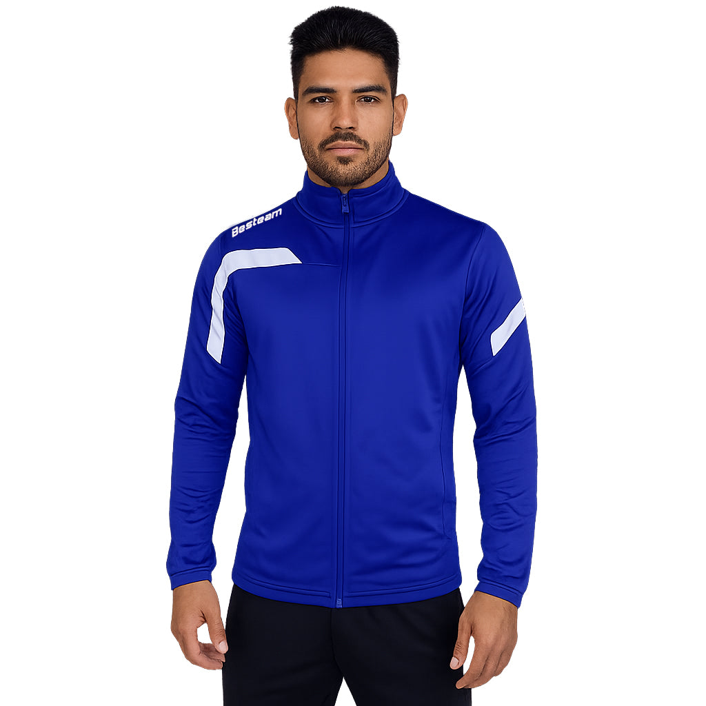 Cordoba Full Zip Jacket Royal Blue/White – Besteam Sport