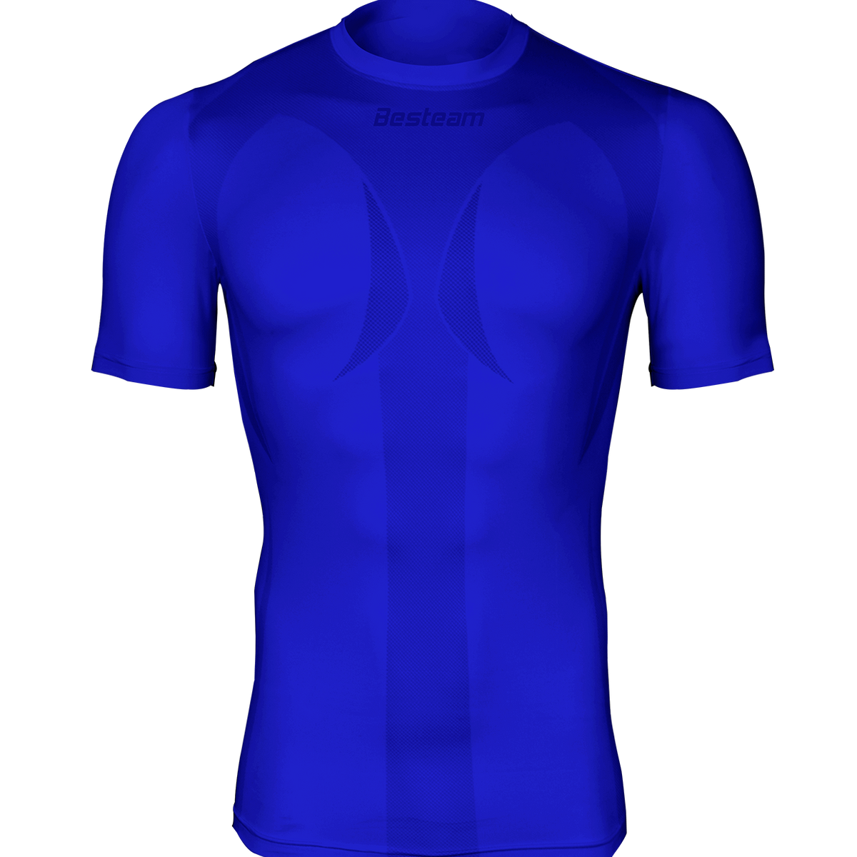 Mens Compression Top Short Sleeve | Royal Blue – Besteam Sport