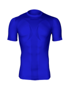Mens Compression Top Short Sleeve | Royal Blue