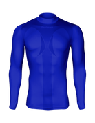 Compression Long Sleeve Top Royal Blue