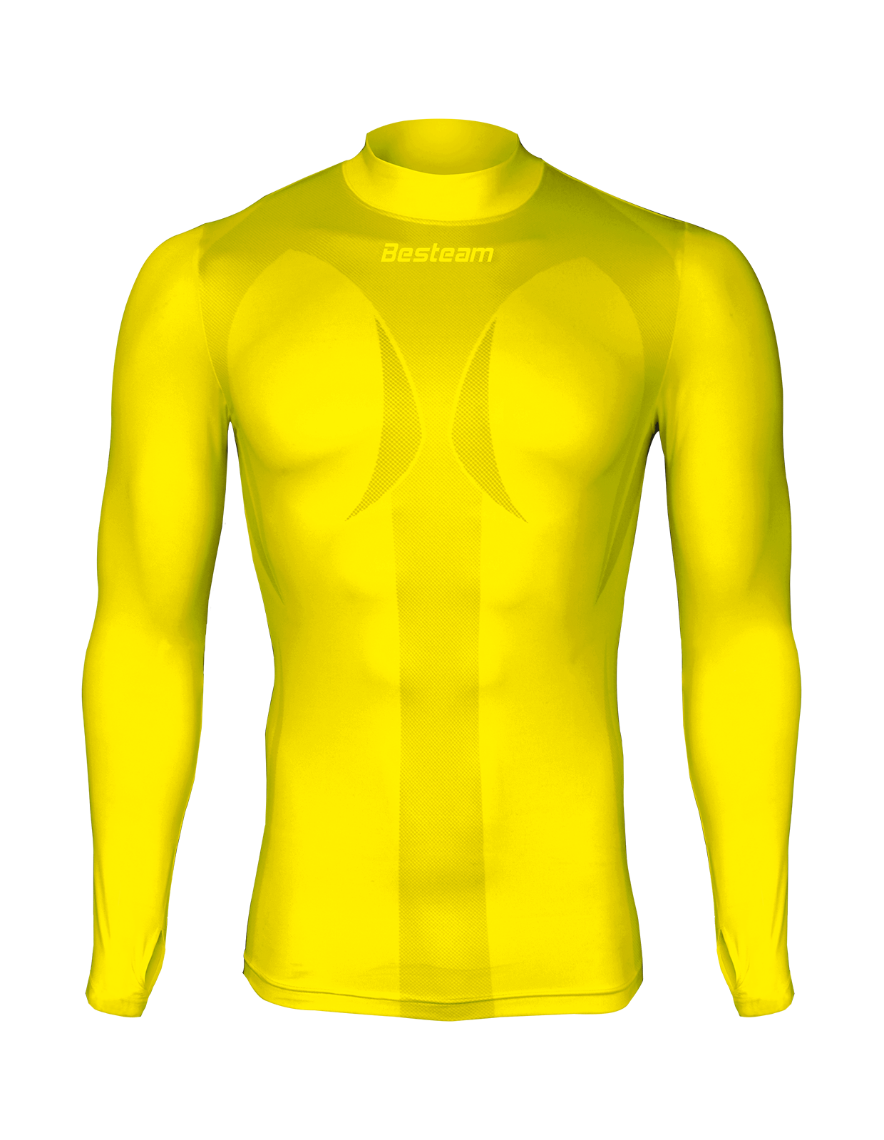 Compression Long Sleeve Top Yellow