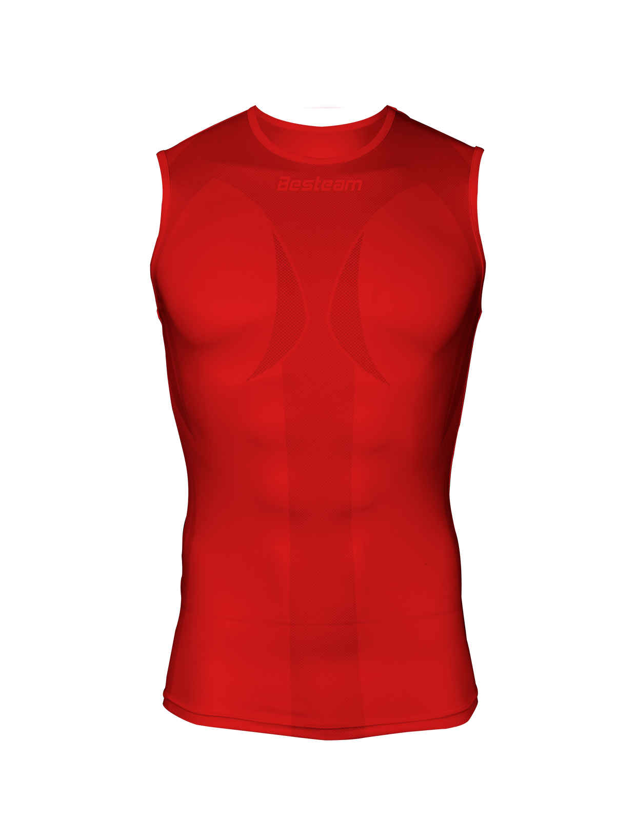 Mens Compression Vest | Red